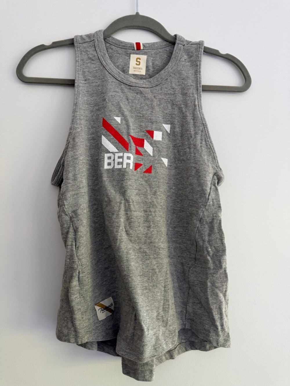 Tracksmith 2021 Berlin Grayboy Tank Top Size Small